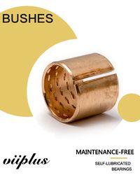 Wrapped Perforated Bronze Bushing | CuSn8 Material